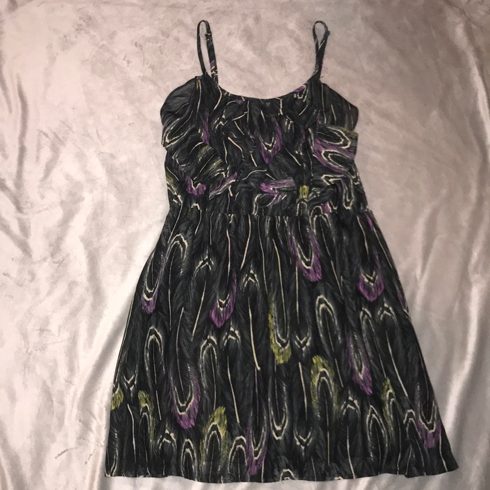 No Boundaries feather design dress